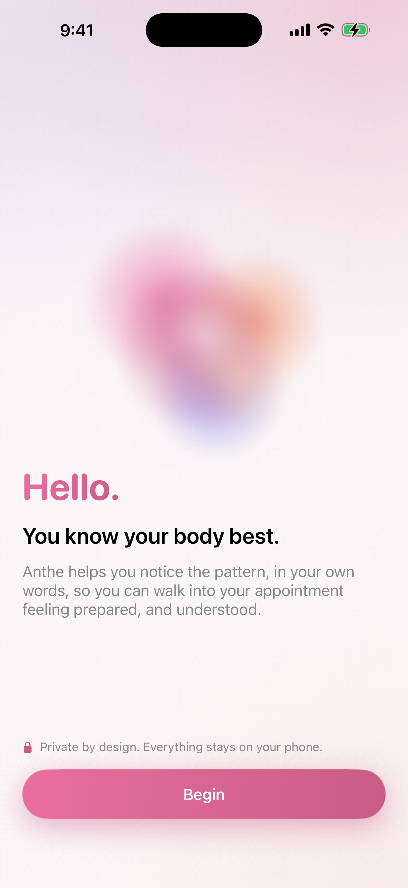 Anthe welcome — you know your body best